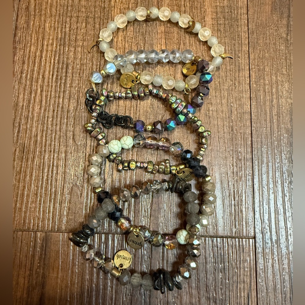 Erimish bracelets, all 5, great condition! Elegant Beaded Bracelet Set. $15